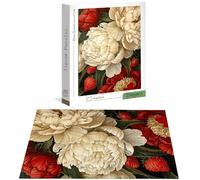 Jigsaw Puzzles for Adults 2000 Piece, Peony Jigsaw Puzzles for Adults, Flower Jigsaws 2000 Pieces with Box, Wooden Puzzle Challenging Game for the Whole for Women, Men, Wooden Puzzle for Gifts H-6484