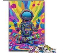 Jigsaw Puzzles for Adults 2000 Piece Psychedelic Astronaut for And from 14 Years And over Hands-on Game Christmas Game Gifts 70x100cm