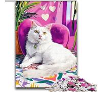 Jigsaw Puzzles for Adults 2000 Piece Puzzle Cat Lying on The Sofa for And from 14 Years And over Play Toys Because It Is Ideal As A Gift for The Whole Family 70x100cm