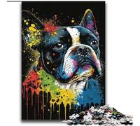 Jigsaw Puzzles for Adults 2000 Piece Puzzle Colourful Art Bulldogs for Ages 14 And over Fun Games Fun Activities at Home, Birthday Gifts, Travel Gifts 70x100cm