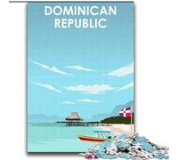 Jigsaw Puzzles for Adults 2000 Piece Puzzle Dominican Republic, Suitable for Ages 14 And Up Home Educational Games DIY Toys Artwork Gift 70x100cm