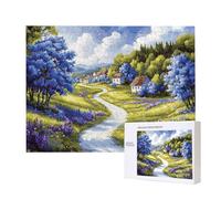 Jigsaw Puzzles for Adults 2000 Piece, Puzzle Educational Games, Challenging Puzzle Game for The Whole for Women, Gifts for Men, DIY Craft Puzzles for Home Decoration Gifts, Theme: Village Scenery C110