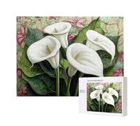 Jigsaw Puzzles for Adults 2000 Piece, Puzzle Educational Games, Challenging Puzzle Game for The Whole for Women, Gifts for Men, DIY Craft Puzzles for Home Decoration Gifts, Theme: Calla Lily C-476