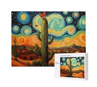 Jigsaw Puzzles for Adults 2000 Piece, Puzzle Educational Games, Challenging Puzzle Game for The Whole for Women, Gifts for Men, DIY Craft Puzzles for Home Decor Gifts, Theme: Desert Starry Sky C-672