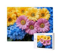 Jigsaw Puzzles for Adults 2000 Piece, Puzzle Educational Games, Challenging Puzzle Game for The Whole for Women, Gifts for Men, DIY Craft Puzzles for Home Decoration Gifts, Theme: Color Flower C-58
