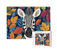 Jigsaw Puzzles for Adults 2000 Piece, Puzzle Educational Games, Challenging Puzzle Game for The Whole for Women, Gifts for Men, DIY Craft Puzzles for Home Decoration Gifts, Theme: Jungle Zebra C-103