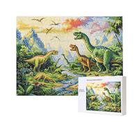 Jigsaw Puzzles for Adults 2000 Piece, Puzzle Educational Games, Challenging Puzzle Game for The Whole for Women, Gifts for Men, DIY Craft Puzzles for Home Decoration Gifts, Theme: Dinosaurs C-431