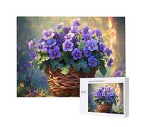 Jigsaw Puzzles for Adults 2000 Piece, Puzzle Educational Games, Challenging Puzzle Game for The Whole for Women, Gifts for Men, DIY Craft Puzzles for Home Decoration Gifts, Theme: Flower Basket C-349