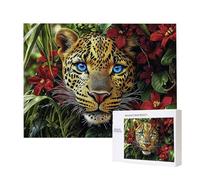 Jigsaw Puzzles for Adults 2000 Piece, Puzzle Educational Games, Challenging Puzzle Game for The Whole for Women, Gifts for Men, DIY Craft Puzzles for Home Decoration Gifts, Theme: Jungle Leopard C-104