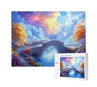 Jigsaw Puzzles for Adults 2000 Piece, Puzzle Educational Games, Challenging Puzzle Game for The Whole for Women, Gifts for Men, DIY Craft Puzzles for Home Decor Gifts, Theme: Landscape Bridge C-210