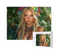 Jigsaw Puzzles for Adults 2000 Piece, Puzzle Educational Games, Challenging Puzzle Game for The Whole for Women, Gifts for Men, DIY Craft Puzzles for Home Decoration Gifts, Theme: Jungle Women C-108