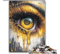 Jigsaw Puzzles for Adults 2000 Piece Puzzle Golden Eye Help The Brain Exercise Addictive Toys to Cultivate Patience Perfect Decoration 70x100cm