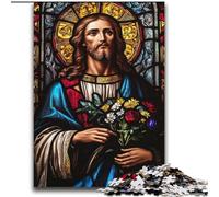 Jigsaw Puzzles for Adults 2000 Piece Puzzle Jesus Art,Educational Family Game Wall Decoration Unique Birthday And Xmas Gifts 70X100cm