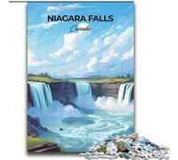Jigsaw Puzzles for Adults 2000 Piece Puzzle Niagara Falls Canada, Family Game Stress Reliever Difficult Challenge Enhance Love between Couples 70x100cm