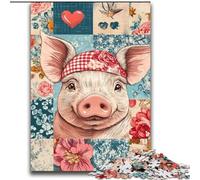 Jigsaw Puzzles for Adults 2000 Piece Puzzle Piggy Art,Help The Brain Exercise Addictive Toys to Cultivate Patience Artists Collection,Fine Art 70X100cm