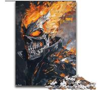 Jigsaw Puzzles for Adults 2000 Piece Puzzle Skeletons with Fire Help The Brain Exercise Addictive Toys to Cultivate Patience Perfect Decoration 70x100cm