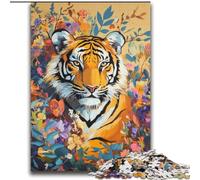 Jigsaw Puzzles for Adults 2000 Piece Puzzle Tiger in The Jungle for Ages 14 And over Fun Games Fun Activities at Home, Birthday Gifts, Travel Gifts 70x100cm