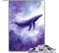 Jigsaw Puzzles for Adults 2000 Piece Puzzle Watercolor Whale for And from 14 Years And over Play Toys Because It Is Ideal As A Gift for The Whole Family 70x100cm