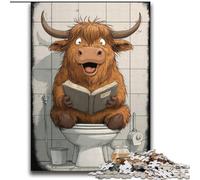 Jigsaw Puzzles for Adults 2000 Piece Puzzle Yak in The Bathroom,Challenging Game And Family Play Birthday Present,Gifts,Wall Art 70X100cm