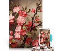 Jigsaw Puzzles for Adults 2000 Piece Red Floral Wall Art Decor Lernspiele denn eignet sich ideal als Geschenk für die ganze Familie70x100cm