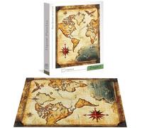 Jigsaw Puzzles for Adults 2000 Piece, Retro Jigsaw Puzzles for Adults, World Map Jigsaws 2000 Pieces with Box, Wooden Puzzle Challenging Game for the Whole for Women, Wooden Puzzle for Gifts H-5196