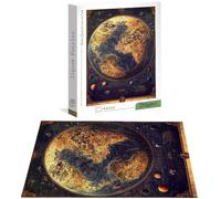 Jigsaw Puzzles for Adults 2000 Piece, Retro Jigsaw Puzzles for Adults, World Map Jigsaws 2000 Pieces with Box, Wooden Puzzle Challenging Game for the Whole for Women, Wooden Puzzle for Gifts H-5188