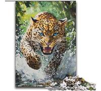 Jigsaw Puzzles for Adults 2000 Piece Running Cheetah,learning Educational Toys Fun at Home Activities,Birthday Present,Travel Gifts 70X100cm