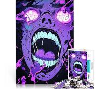 Jigsaw Puzzles for Adults 2000 Piece Screaming Monster Art Denksportaufgabe für Geburtstagsgeschenk, Geschenke70x100cm