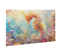 Jigsaw Puzzles for Adults 2000 Piece Seahorse Jigsaw Puzzle - Colourful, Challenging Game & Brainteasing Adult Jigsaws, The Whole 3D Jigsaw Gifts for Women, Men Beautiful Decoration Ocean K0F-216