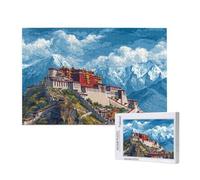 Jigsaw Puzzles for Adults 2000 Piece Snow Mountain Jigsaw Puzzles for Adults with Gift Box 99x70cm,Wooden Puzzle Potala Palace Challenging Puzzle Games Home Decoration,Gifts for The Whole Family,p451t