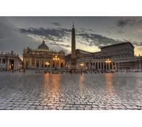 Jigsaw Puzzles For Adults 2000 Piece Sunset in St Peters Square Vatican City Rome Photo Family Funny Challenging Holiday Puzzles for Adults Puzzle Gift for Women Men Seniors 70x100CM