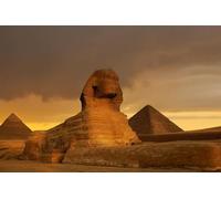 Jigsaw Puzzles For Adults 2000 Piece Sunset On Great Sphinx At Giza and Pyramid Complex Giza Necropolis Photo Photograph Family Funny Challenging Holiday Puzzles Gift 70x100CM