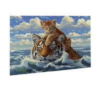 Jigsaw Puzzles for Adults 2000 Piece Tiger Jigsaw Puzzle - Colourful, Challenging Game & Brainteasing Adult Jigsaws, The Whole 3D Jigsaw Gifts for Women, Men Beautiful Decoration Animal 6 K0F-398