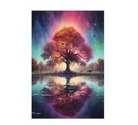 Jigsaw Puzzles for Adults 2000 Piece Tree Of Life Large Puzzle Cloud, Difficult Challenging Family Games for The Whole for Women, Wooden Jigsaws with Gift Box Packaging, Gifts for Women 99x70cm D-965