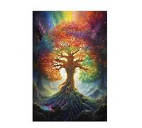 Jigsaw Puzzles for Adults 2000 Piece Tree Of Life Large Puzzle Color, Difficult Challenging Family Games for The Whole for Women, Wooden Jigsaws with Gift Box Packaging, Gifts for Women 99x70cm D-887