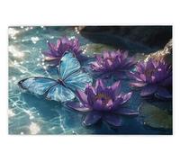 Jigsaw Puzzles for Adults 2000 Piece, Water Lily Puzzles for Adults, Impossible Puzzle 2000 Pieces, Family Educational Wooden Puzzle, Challenging Jigsaws, Gift Box Packaging, Gifts for Women, H-83