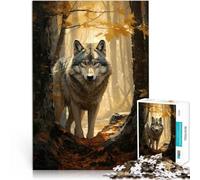 Jigsaw Puzzles for Adults 2000 Piece Wolf Art Stressabbau Staycation Zeit totschlagen Geschenk zum Geburtstag70x100cm