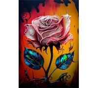 Jigsaw Puzzles for Adults 2000 pieces,Abstract Roses puzzles for adults,Classic Educational Games DIY Handwork Puzzle for Home Decor Gift