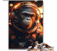 Jigsaw Puzzles for Adults 2000 Pieces Astronaut Monkey,Help The Brain Exercise Addictive Toys to Cultivate Patience Perfect Decoration 70X100cm