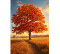 Jigsaw Puzzles for Adults 2000 Pieces,Autumn Field Trees puzzles for adults,Classic Educational Games DIY Handwork Puzzle for Home Decor Gift