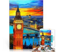 Jigsaw Puzzles for Adults 2000 Pieces Big Ben Tower Intellectual Game 70x100cm Unique Birthday and Gifts for 14+