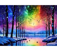 Jigsaw Puzzles for Adults 2000 Pieces,Colourful grove Rivers puzzles for adults,Classic Educational Games DIY Handwork Puzzle for Home Decor Gift