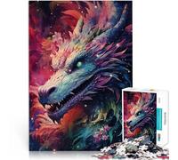 Jigsaw Puzzles for Adults 2000 Pieces Dragon Universe Staycation: Zeit totschlagen einzigartiges Herausforderungsspiel70x100cm