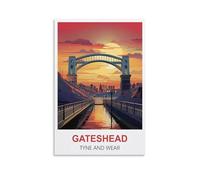 Jigsaw Puzzles for Adults 2000 Pieces，Gateshead Tyne And Wear Educational Game jigsaw puzzle Suitable for Decompression and Wall Decor 100x70cm