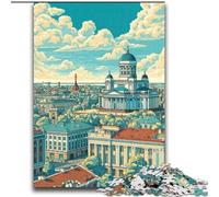 Jigsaw Puzzles for Adults 2000 Pieces Helsinki Art Challenging Game Toys Deal As Gifts for The Whole Family for Ages 14+ 70x100cm
