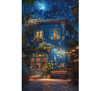 Jigsaw Puzzles for Adults 2000 Pieces Impossible Hard Difficult Challenging Puzzles for Adults 2000 Pieces Puzzle Starry Sky Street