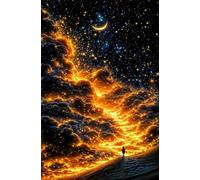 Jigsaw Puzzles for Adults 2000 Pieces Impossible Hard Difficult Challenging Puzzles for Adults 2000 Pieces Puzzle Starry Sky Landscape