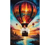 Jigsaw Puzzles for Adults 2000 Pieces Impossible Hard Difficult Challenging Puzzles for Adults 2000 Pieces Puzzle Hot Air Balloon