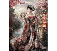 Jigsaw Puzzles For Adults 2000 Pieces Japanese Classical Woman puzzles 2000 pieces for adults Teenagers Challenge Toy Educational Games Home Decoration Puzzle Gifts 100x70 cm/2000pcs