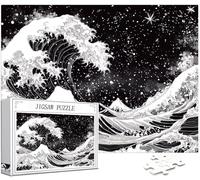 Jigsaw Puzzles for Adults 2000 Pieces, Jigsaws 2000 Pieces for Adults, Wooden Puzzle Challenging Game with Gift Box Packaging for Home Decor Bedroom Decor Gifts for Women, Theme: Japan, Waves,Model486